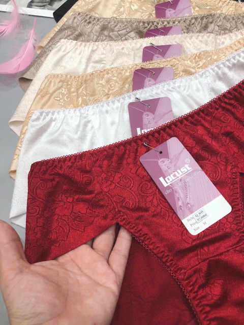 Quần lót nữ ren gấm hoa cao cấp thương hiệu Locust #045