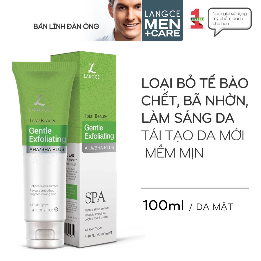 TẨY TẾ BÀO CHẾT AHA/BHA+ ĐẸP DA - FACE it - DA MẶT LANGCE DÀNH CHO NAM | BigBuy360 - bigbuy360.vn