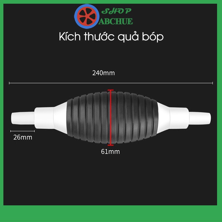 Dụng cụ bơm hút xăng dầu , rượu chất lỏng bóp tay tiện lợi