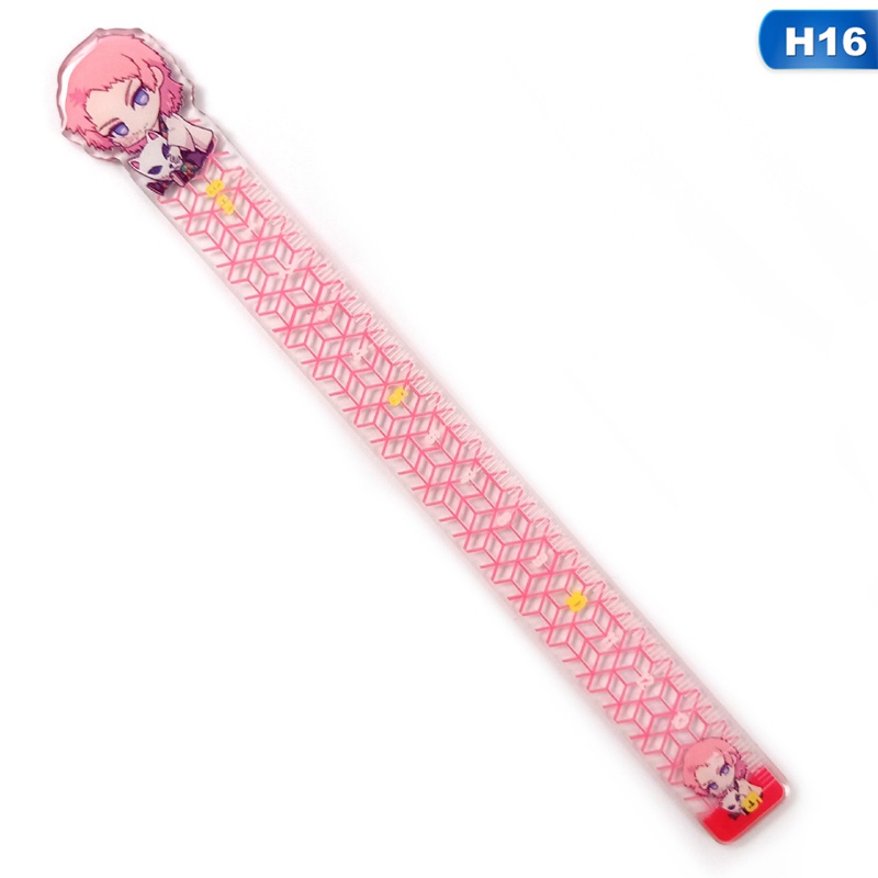 Thước Kẻ Acrylic Họa Tiết Hoạt Hình Anime Kimetsu No Yaiba Dễ Thương