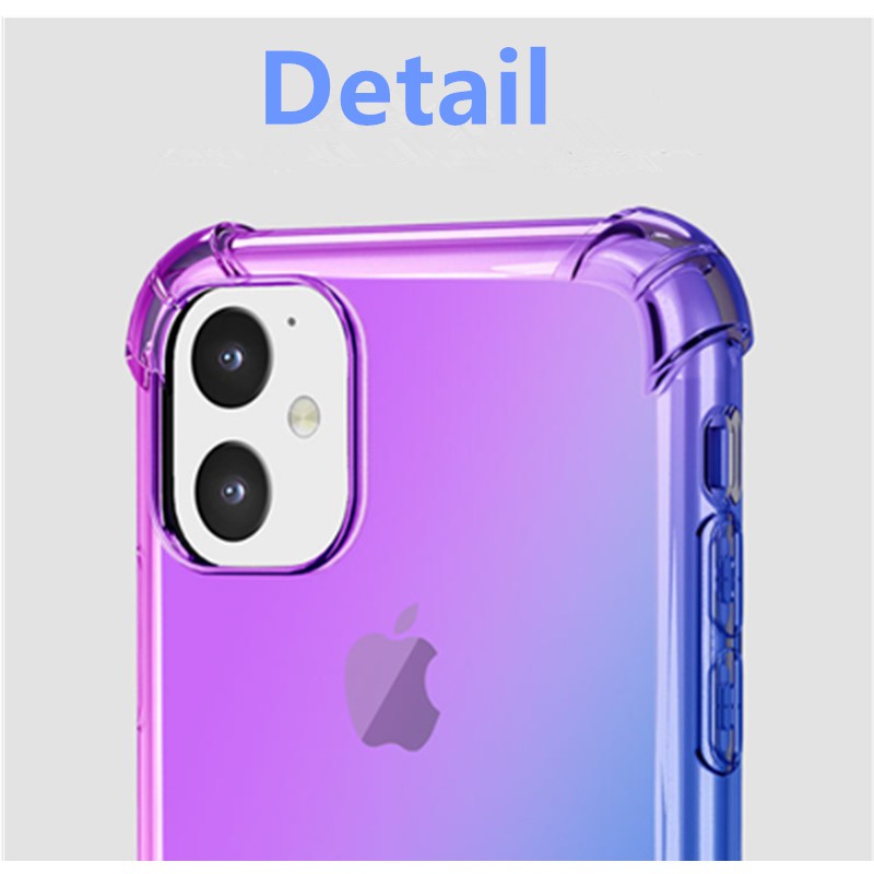 Ốp điện thoại hiệu ứng chuyển màu nhiều mẫu mã cho điện thoại Iphone 11/ 11 Pro | BigBuy360 - bigbuy360.vn