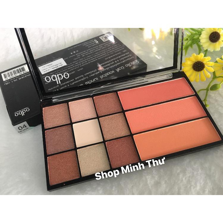 Bảng Phấn Mắt kèm Má Hồng Odbo Beauty Assured OD1029 Thái Lan Chính hãng