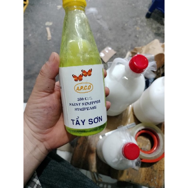 Xút tẩy sơn trên mọi bề mặt
