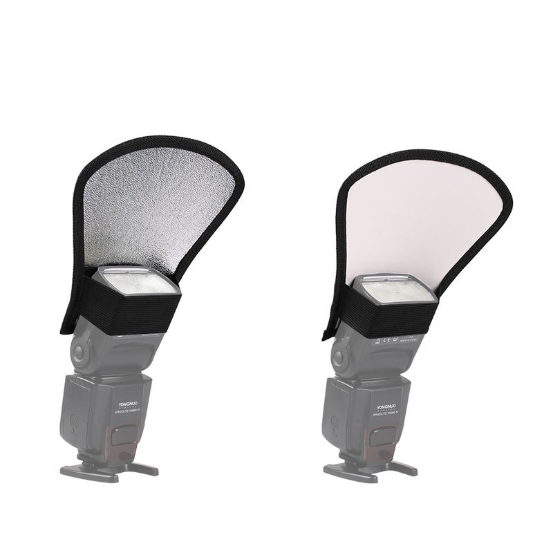 Tản sáng đèn flash GADO có 2 mặt dùng chụp ảnh ngoài trời hoặc trong phòng