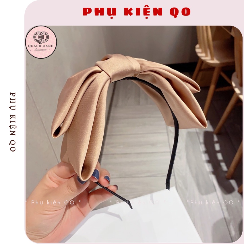 Cài tóc nơ công chúa chất liệu Chiffon phong cách Hàn Quốc - BOM06