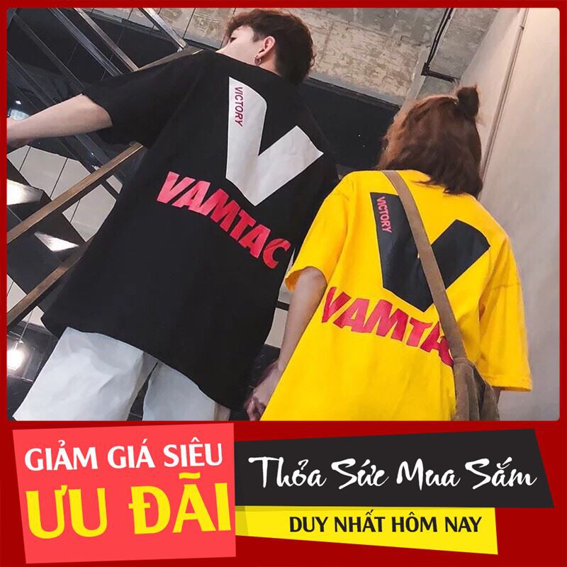 [ Sale Off ] Áo thun tay lỡ unisex VT1 cao cấp [Vàng] thời trang lamer