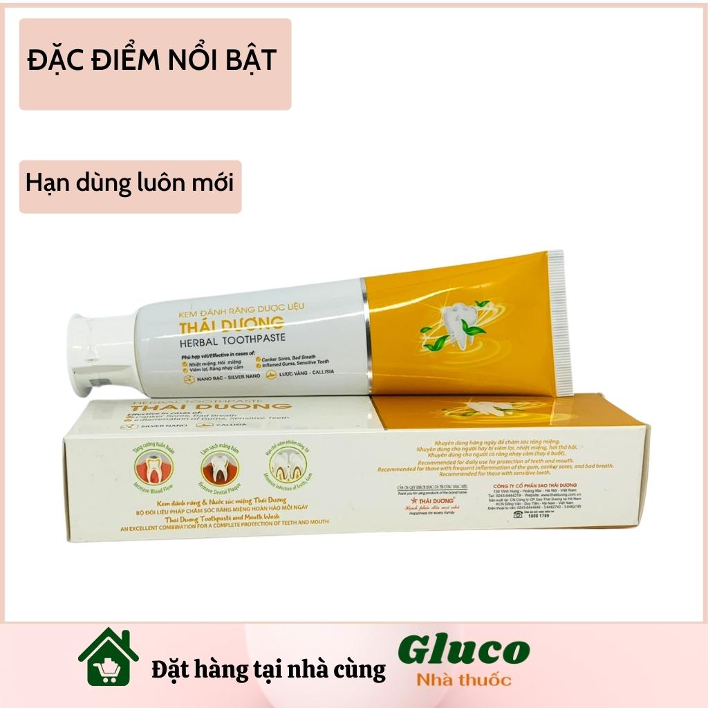 [CHÍNH HÃNG - DATE MỚI NHẤT] Kem đánh răng Thái Dương 150g GLU046