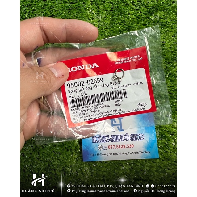 Kẹp ống xăng dư wave chính hãng Honda