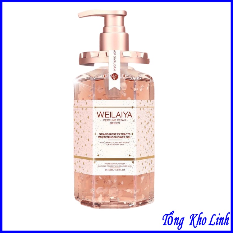 Sữa Tắm Trắng Da Hương Nước Hoa Weilaiya Cánh Hoa Hồng Damask