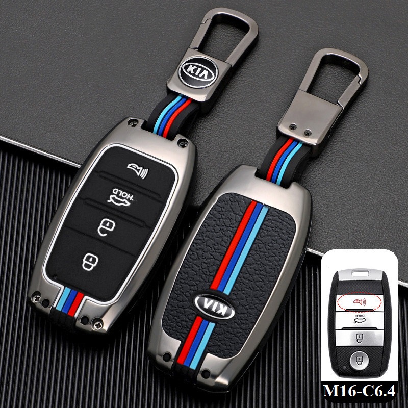Vỏ ốp khoá xe hơi - Bọc chìa smartkey ô tô Kia Seltos, Rio, Sportage, Sorento