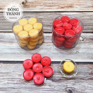 Nến tealight bơ thực vật 28 viên cháy 4h cháy không khói, không muội