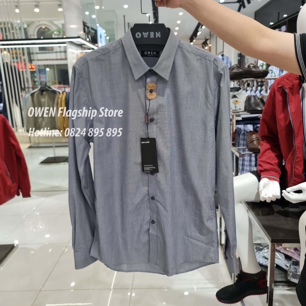 OWEN -  Áo sơ mi nam dài tay dáng SLIMFIT sợi Tre - Mã AS61003D - OWEN Flagship Store