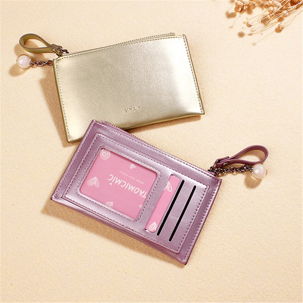 Ví cầm tay màu ánh bạc nhiều màu thời thượng đa năng cho nữ | BigBuy360 - bigbuy360.vn