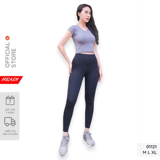 READI Quần tập gym yoga nữ dáng dài phối lưới - 01121