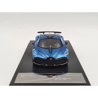 Xe Mô Hình Bugatti Divo 1:64 Bburago ( Xanh Kim Loại )