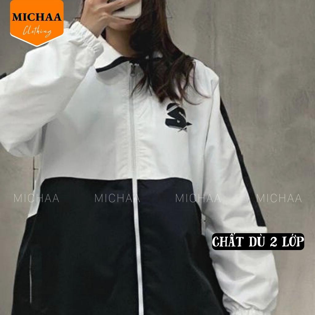 Áo Khoác Bomber Dù SWEEDER Nam Nữ Ulzzang Unisex Kiểu Form Rộng 2 Lớp Jacket - MICHAA