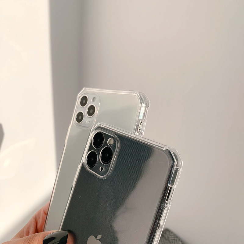 Ốp điện thoại trong suốt thời trang thích hợp cho Iphone11 Pro X Xr Xs Max 8 7 Plus Se2020