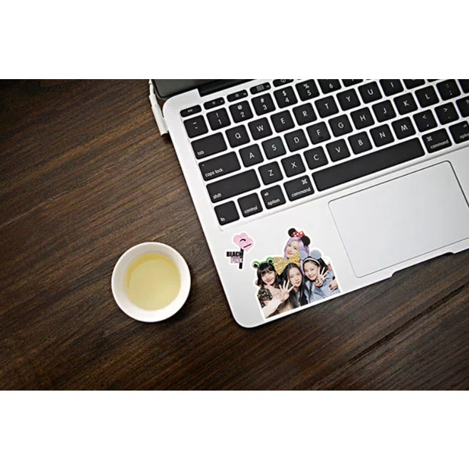 Set 100 Miếng Dán Trang Trí Hình Nhóm Nhạc Kpop Blackpink Đẹp Mắt