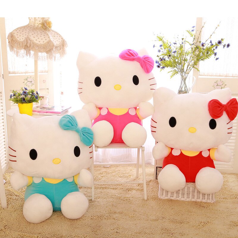 Mèo Hello Kitty Nhồi Bông 30Cm Đáng Yêu