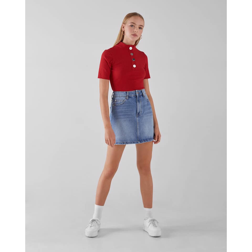 Mã BK01 - CHÂN VÁY JEAN NỮ BERSHKA THẦN THÁNH ( kèm hình thật ) -Hàng nhập khẩu | BigBuy360 - bigbuy360.vn