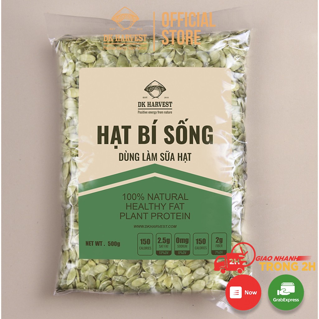 Hạt Bí Sống Dùng Làm Sữa DK Harvest Nhập Khẩu Mỹ