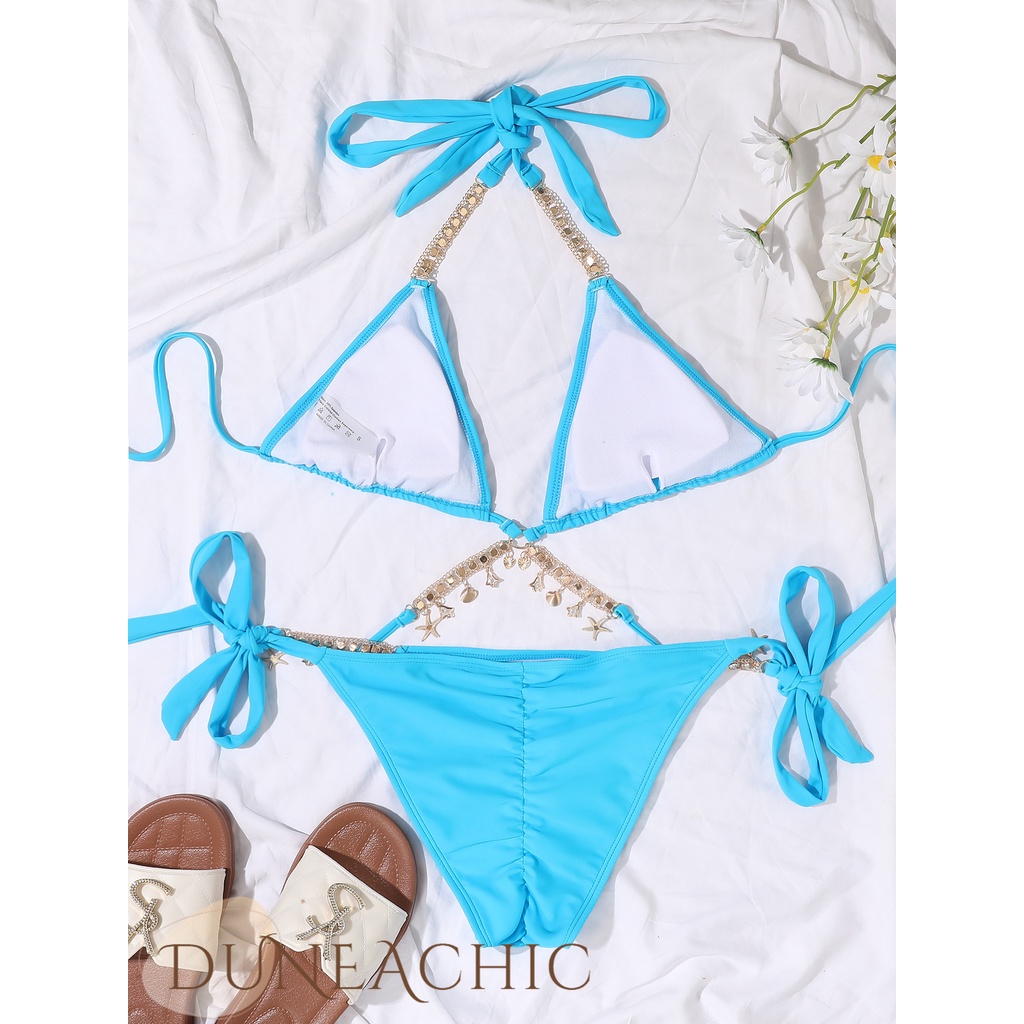 DUNEA Bikini 2 Mảnh Đính Đá Lấp Lánh