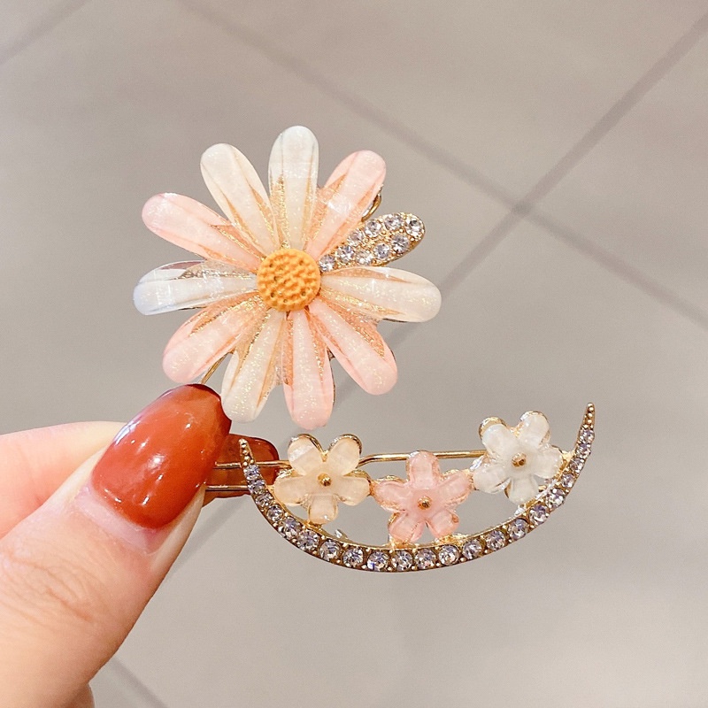 Kẹp tóc hình hoa anh đào phong cách Nhật Bản mới 2021