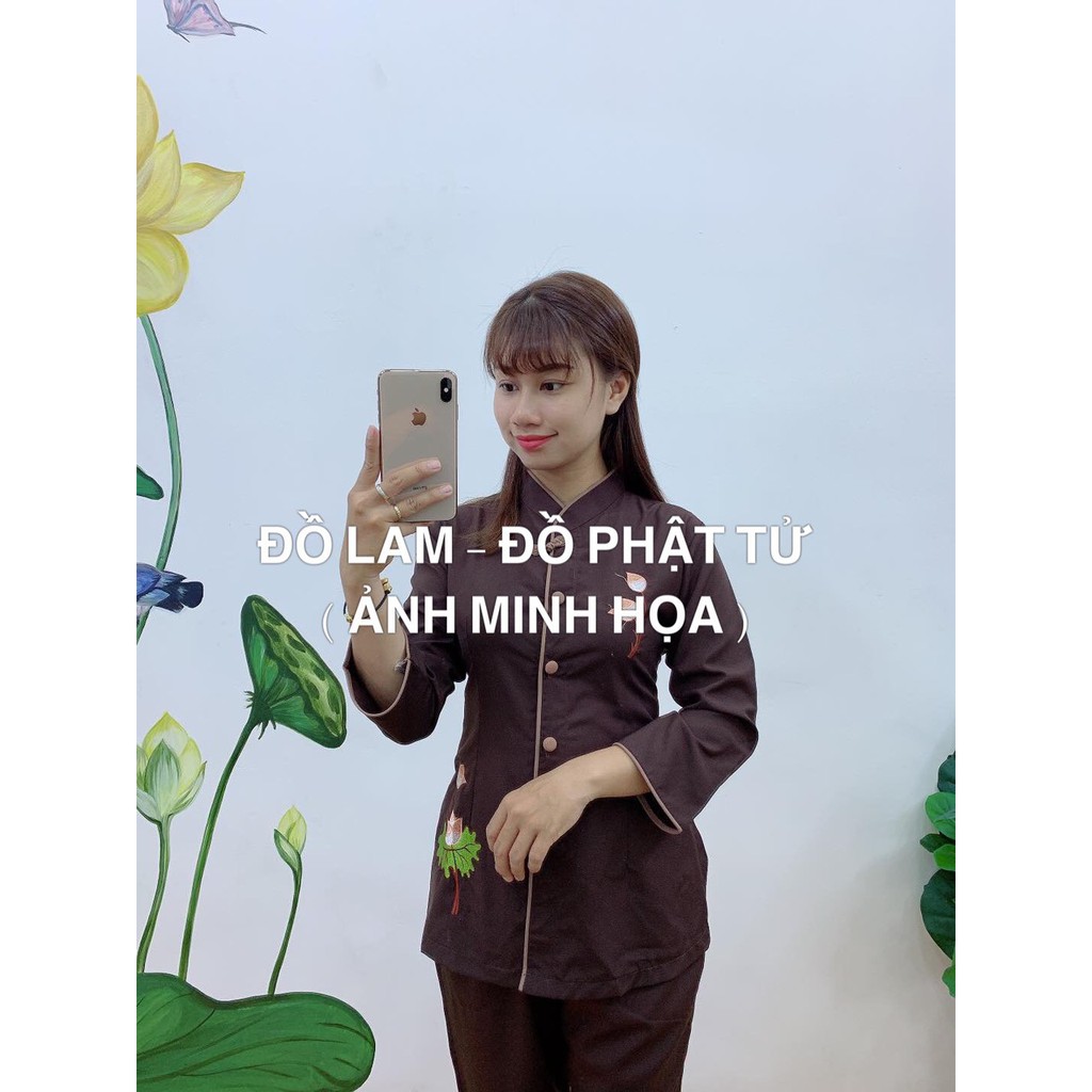 VẢI MAY ĐỒ LAM ĐI CHÙA - VẢI PHẬT TỬ - VẢI KATE SILK