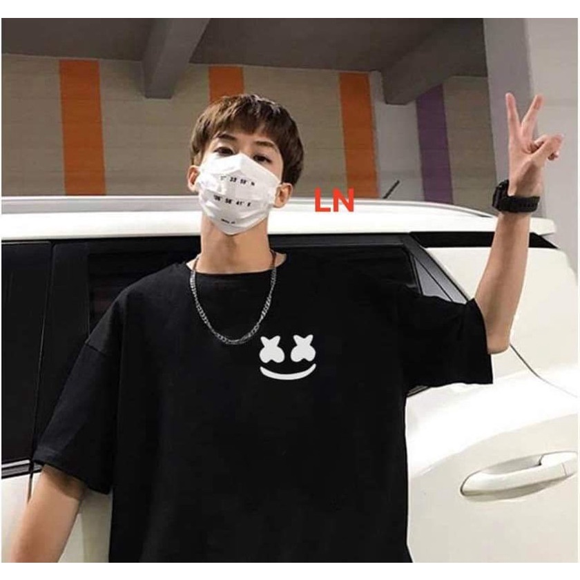 Áo phông Mặt XX form thụng chất liệu cotton