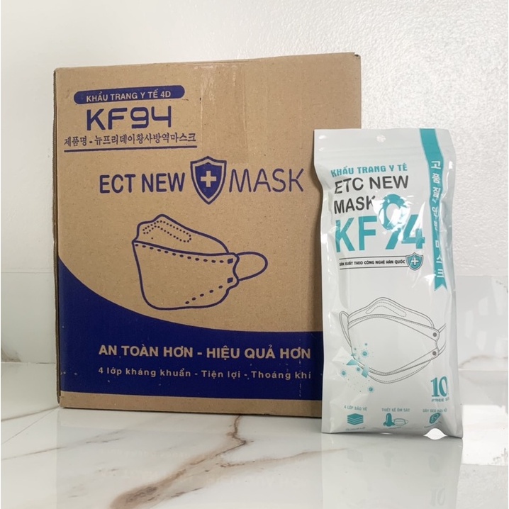 THÙNG 200 KHẨU TRANG 5D NHẬT ANH/  THÙNG 300 CHIẾC KHẨU TRANG CÁ KHÁNG KHUẨN 4 LỚP 4D KF94