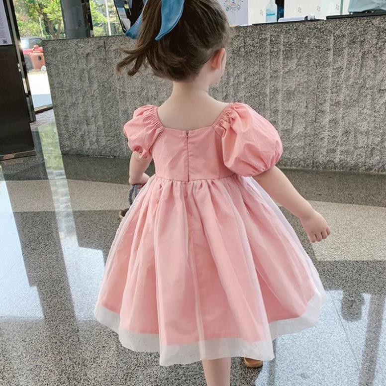 IVT34 Size90-140 (12-30kg) Váy đầm xoè bé gái - Kiểu dáng công chúa Freeship Hàng Quảng Châu Thời trang trẻ em