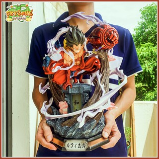 ( Giá Sốc ) Mô hình luffy snakeman gear 4 đại chiến wano