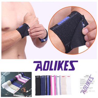 Bán buôn - Aolikes AL 1526 - 1536 (1 cái) 40CM Đai cuốn cổ tay chống trượt chuyên gym, hàng chính hãng