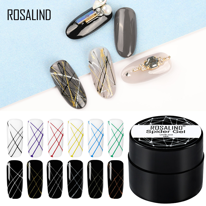 Gel Tơ Tằm Rosalind 5ml Dùng Trang Trí Móng Tay Độc Đáo