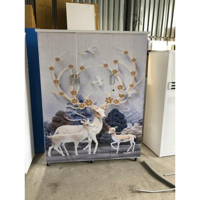 Tủ Nhựa Đài Loan 3 cánh In 3D 179