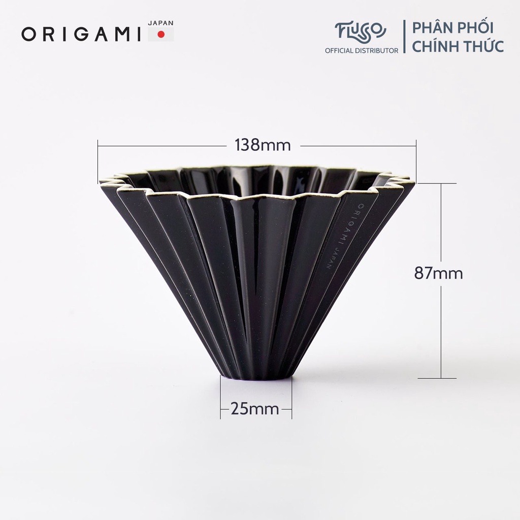 Phễu Lọc ORIGAMI Màu Navy - Phễu Lọc Cà Phê V60