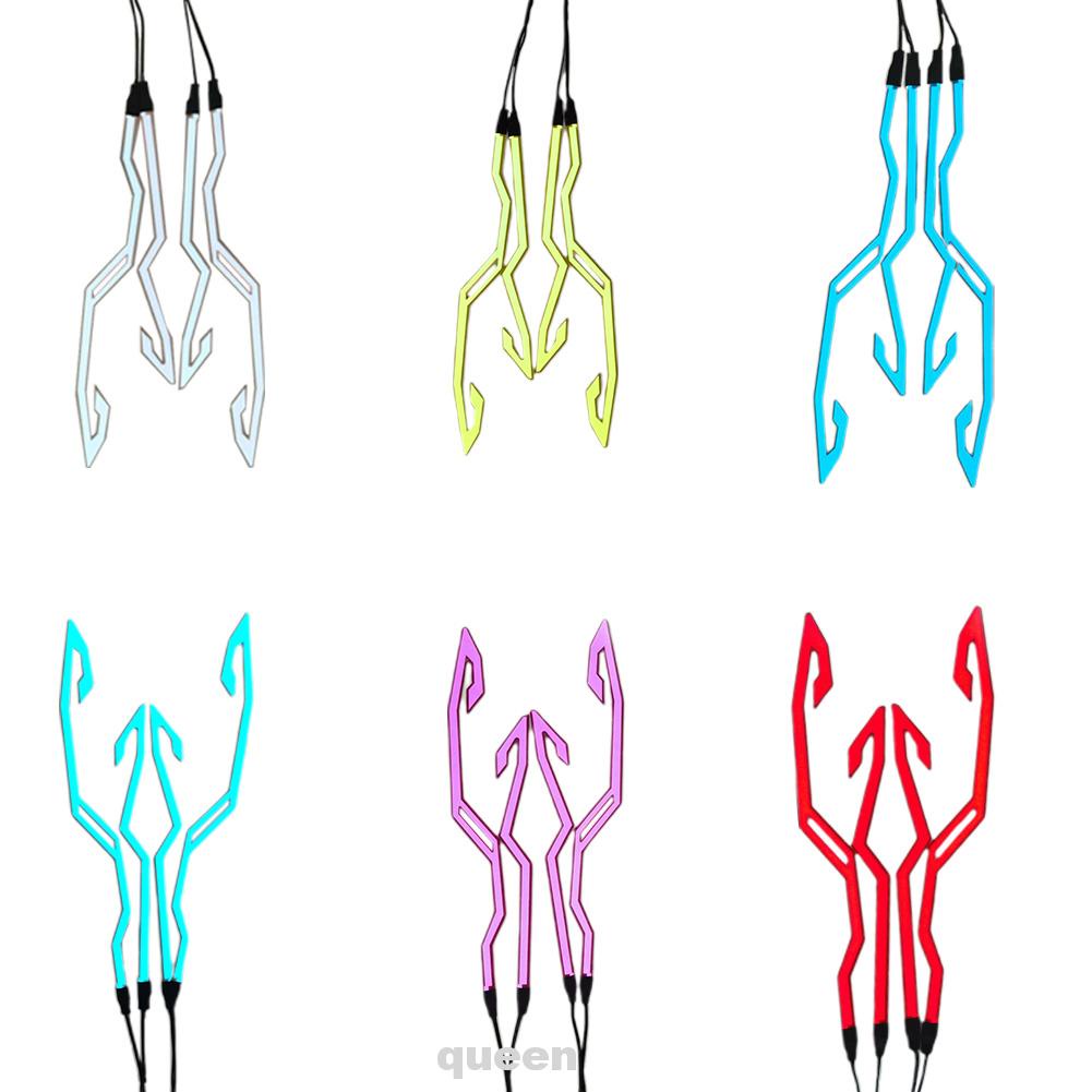 Dây đèn led trang trí mũ bảo hiểm xe mô tô chống thấm nước kèm phụ kiện diy