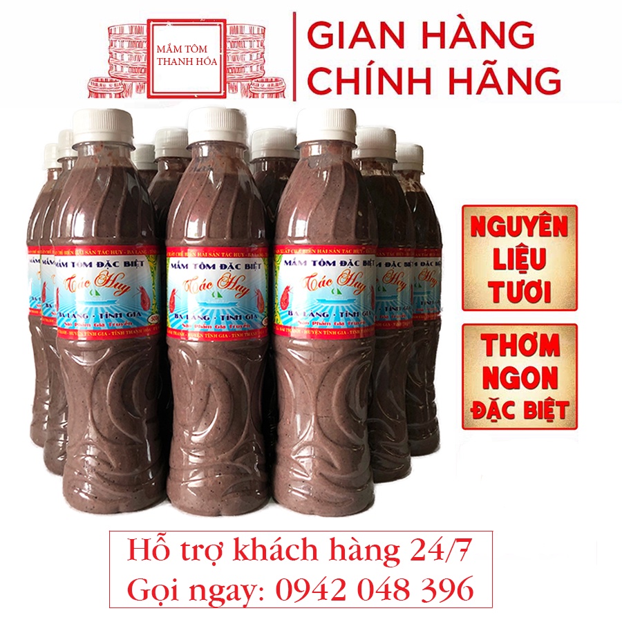 Mắm tôm Ba Làng Thanh Hóa 500g loại ngon