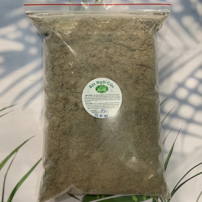 1Kg Bột Ngải Cứu Nguyên Chất Thơm, Sạch