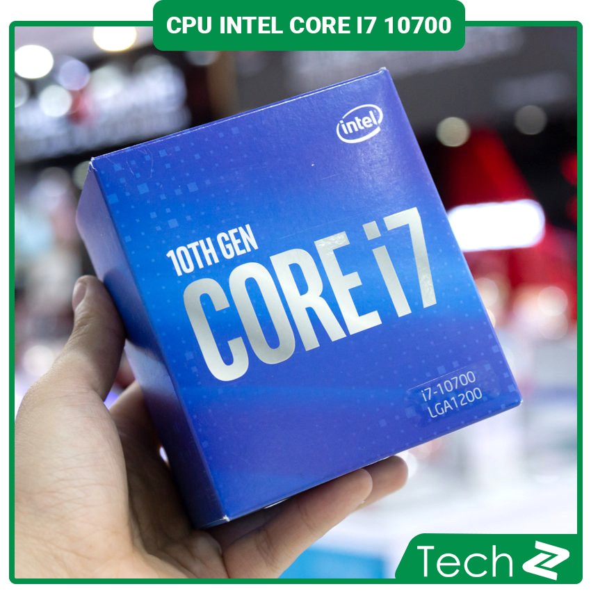 CPU Intel Core i7 10700 (2.9GHz turbo up to 4.8GHz, 8 nhân 16 luồng, 16MB Cache, 65W)