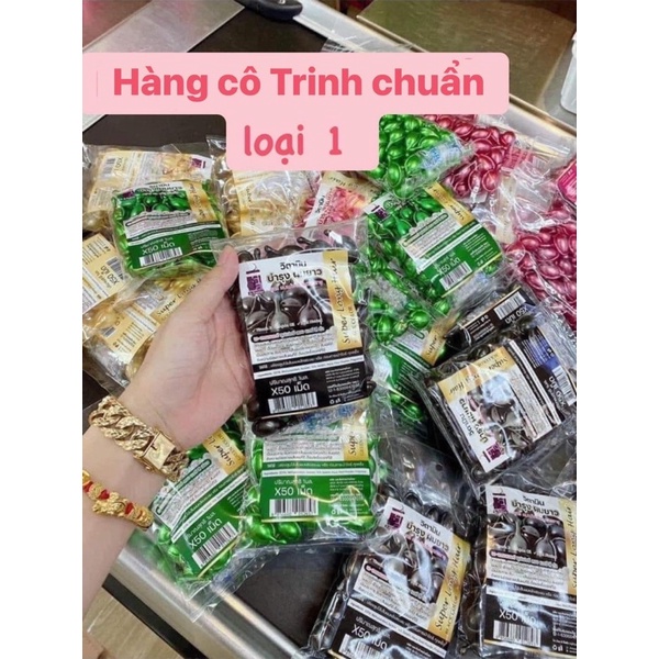 1 Viên dưỡng tóc Thái Lan cao cấp Super Long Hair dưỡng tóc chắc khoẻ mềm mượt giao màu ngẫu nhiên