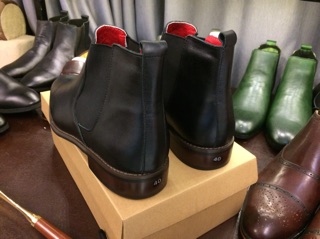 Giày Chelsea Boot Đế Phíp Da Bò