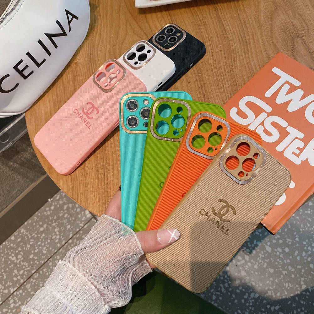 Ốp điện thoại in logo cá tính bảo vệ camera cho iPhone 12 11 pro max xs max xr x 8 7 plus