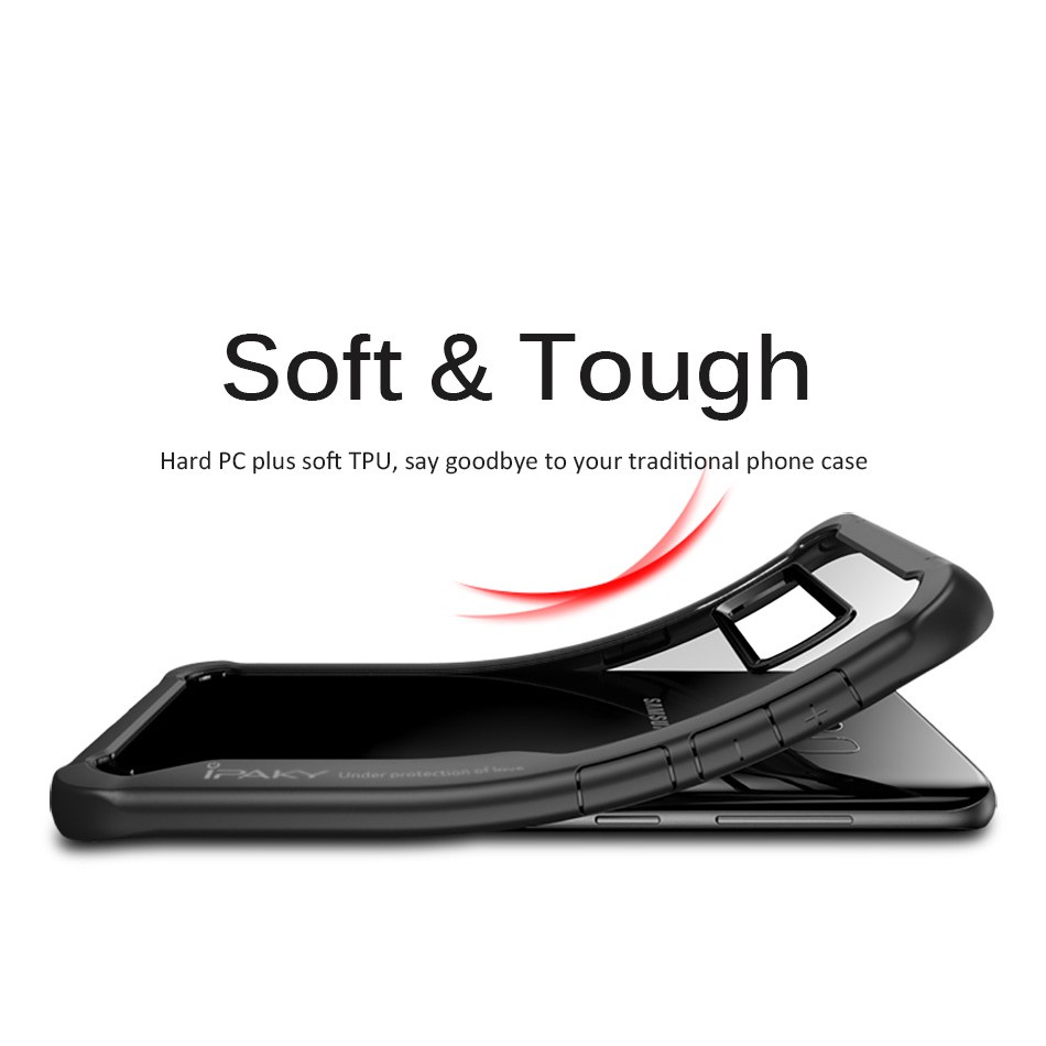 Ốp lưng Galaxy S8 - S8 Plus chống sốc viền màu Ipaky