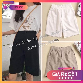 [Rẻ Vô Địch] Quần Ngố Đũi Nữ, Quần Ngố Thời Trang Hàn Quốc, Mặc Mát Thoải Mái