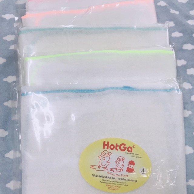 Khăn tắm vải gạc Hotga (Hột gà)