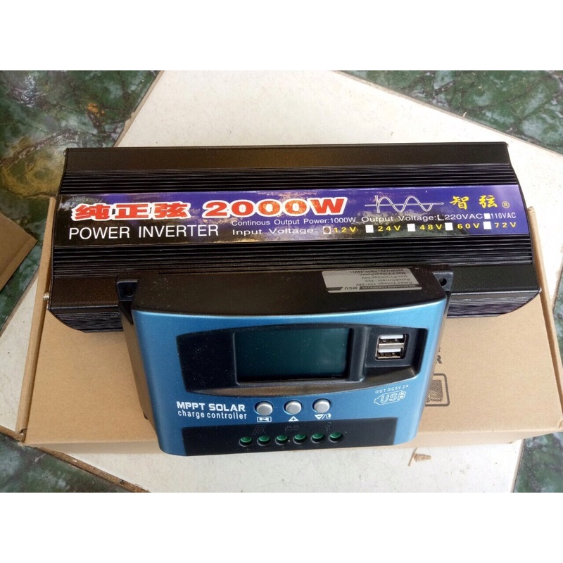 xạc ắc quy từ pin năng lượng mặt trời 30A