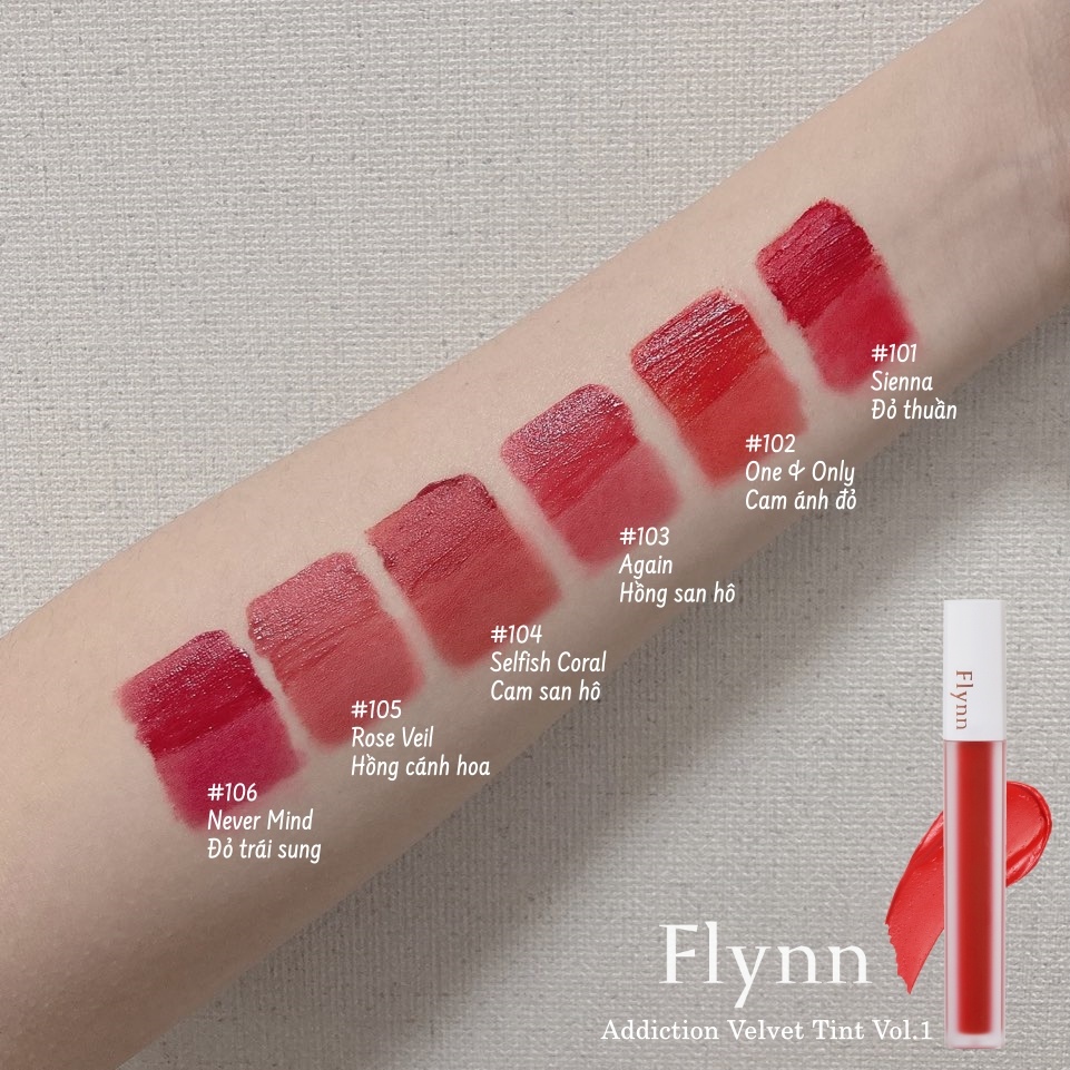 [Mã FLYNVT20 giảm đến 70%] Son kem lì Flynn Addiction Velvet Tint 3.5g | BigBuy360 - bigbuy360.vn