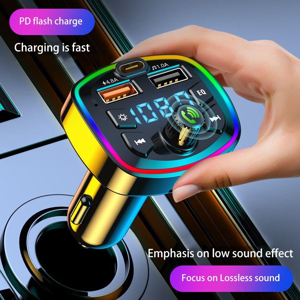 Bộ Sạc Nhanh Không Dây Bluetooth Có Đèn LED