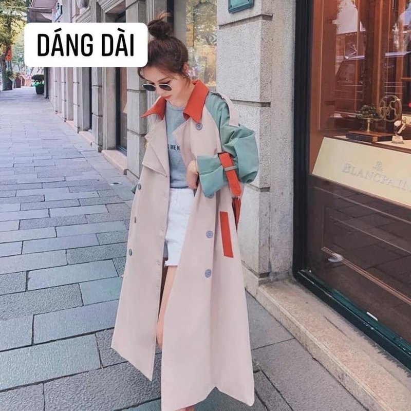 Áo mangto phong cách Hàn quốc